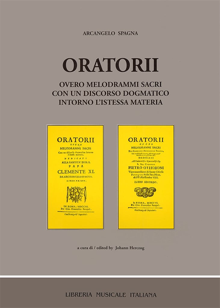 Oratorii, overo Melodrami sacri